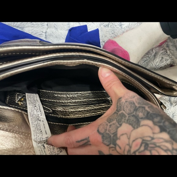 Gold Zara Envelope style clutch - Picture 4 of 8